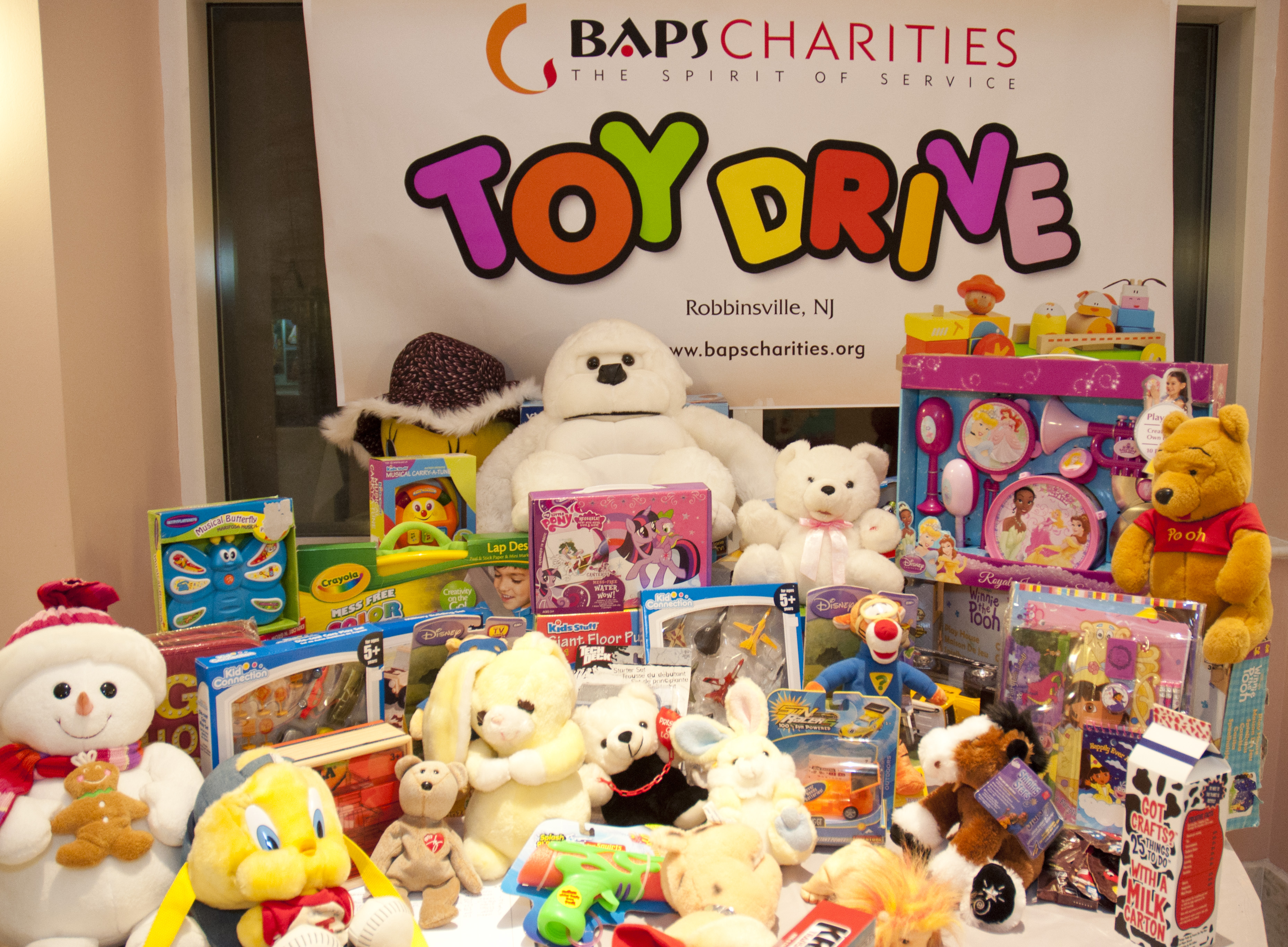 BAPS Charities Toy Drive, Robbinsville, NJ • BAPS Charities