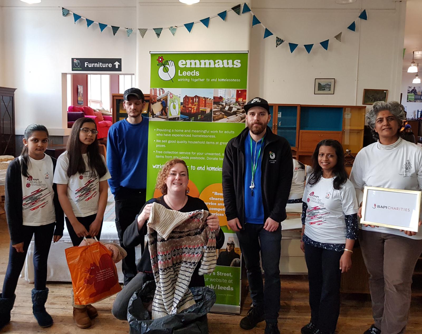 Winter Clothes Collection for the Homeless, Leeds, UK • BAPS Charities