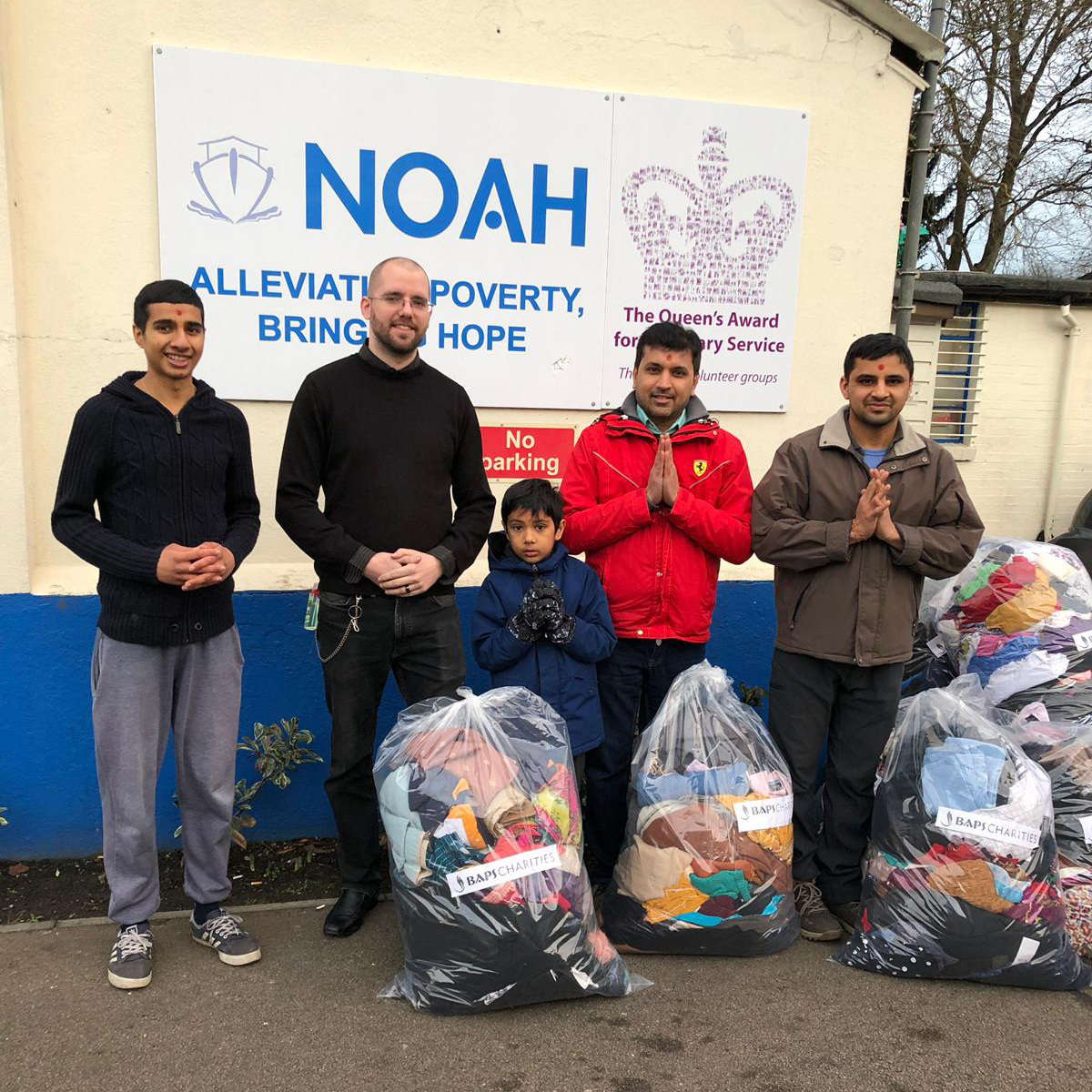 Winter Clothes Collection for the Homeless, Luton, UK • BAPS Charities
