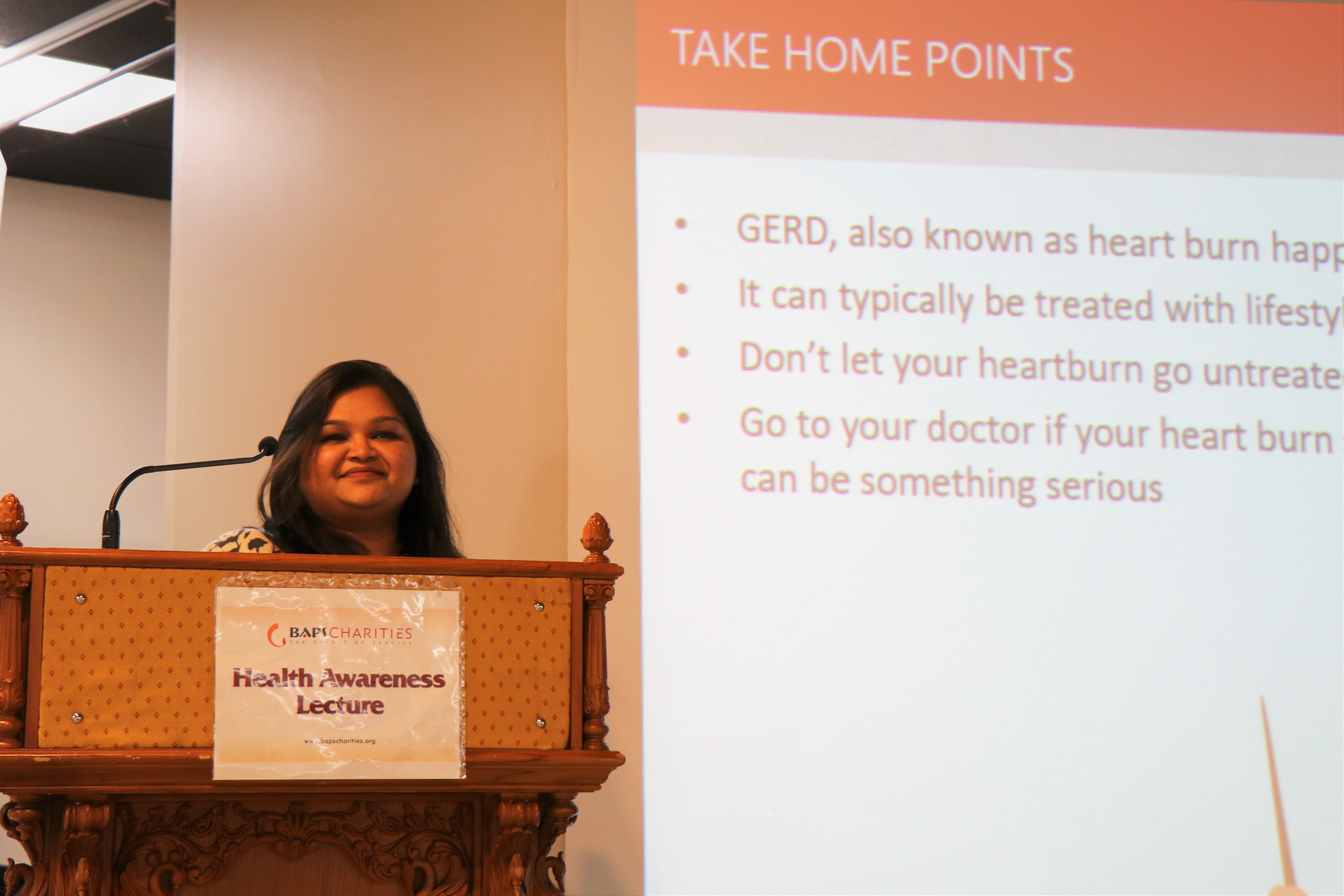 Women's Health Lecture in Dayton, OH GERD • BAPS Charities